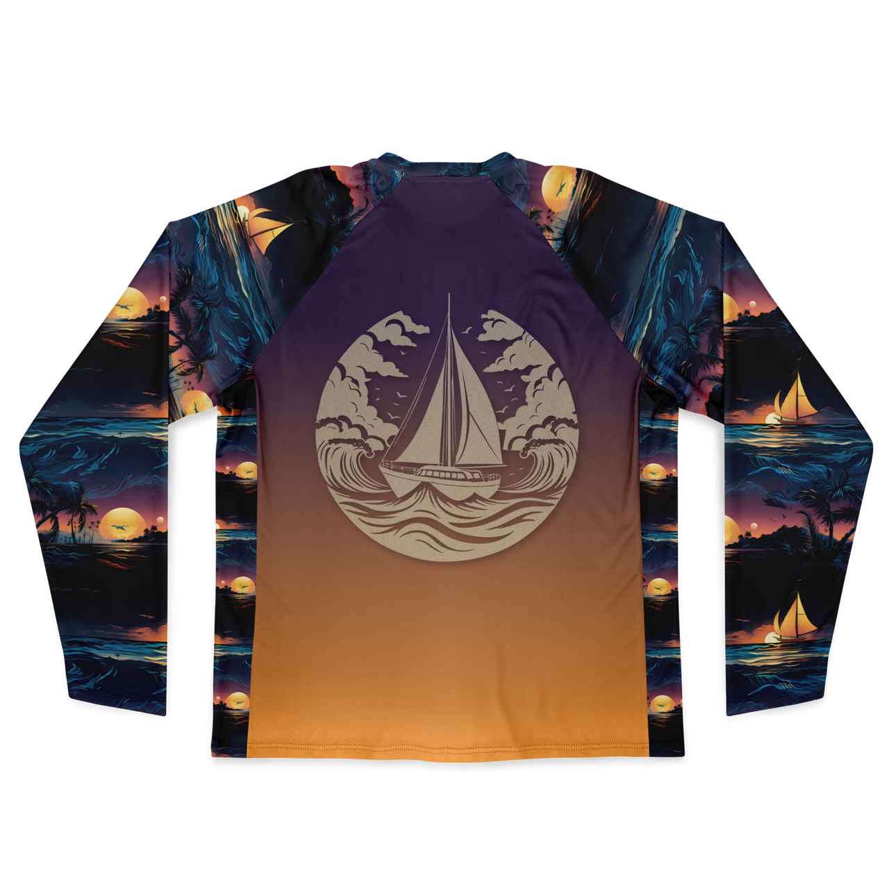Chokefish™ Long Sleeve Every Day All Weather Trees&Boats Shirt Men's-018-Special Edition