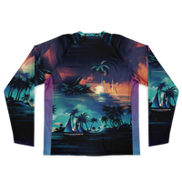 Chokefish™ Long Sleeve Every Day All Weather Trees&Boats Shirt Men's-009