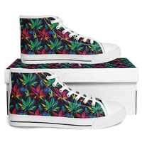 Chokefish™ Urban Peak Retro High Tops-Cannabis-010