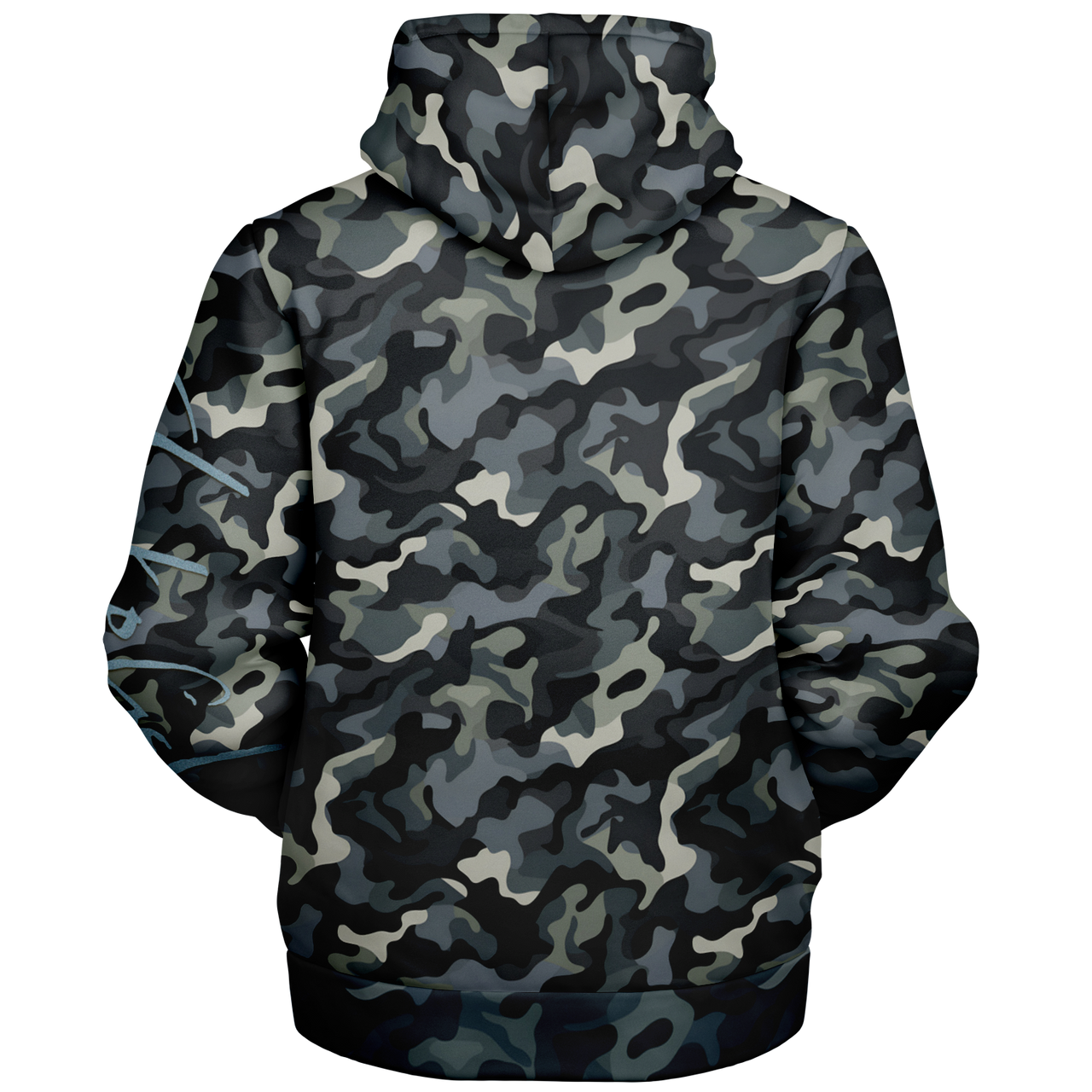 Chokefish™ Microfleece Zip-Up Hoodie Camouflage-007B