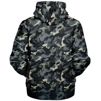 Chokefish™ Microfleece Zip-Up Hoodie Camouflage-007B