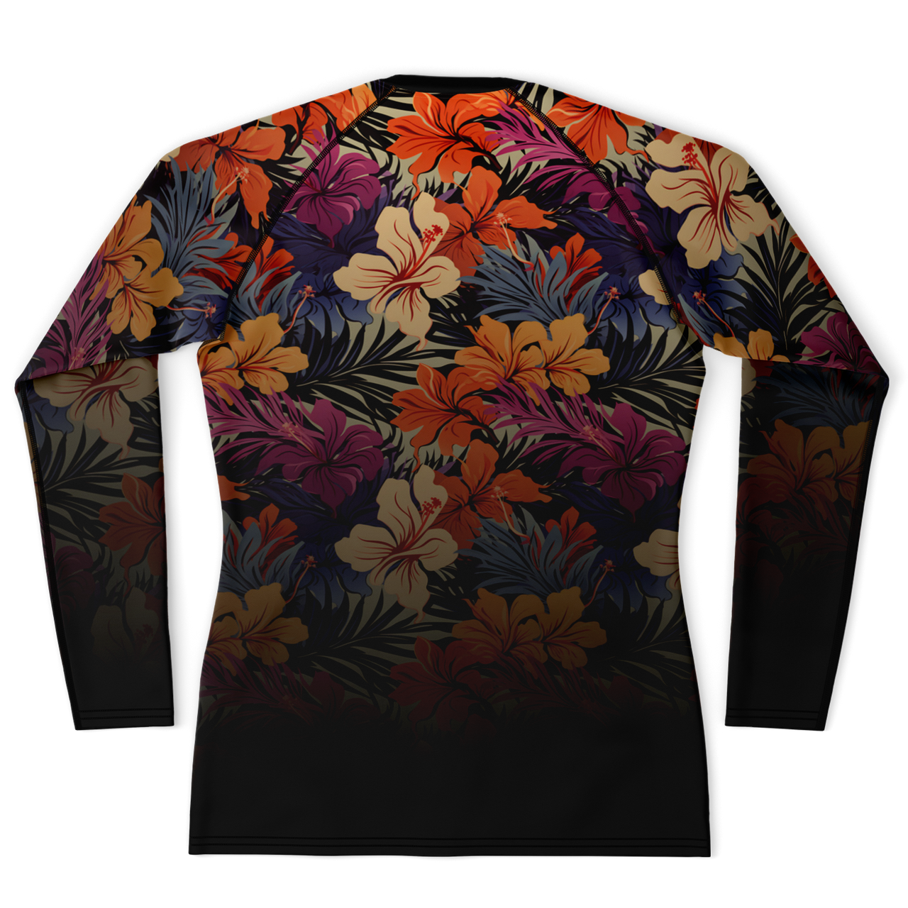 Chokefish™ Long Sleeve Rashguard Floral Men's Shirt-007-2