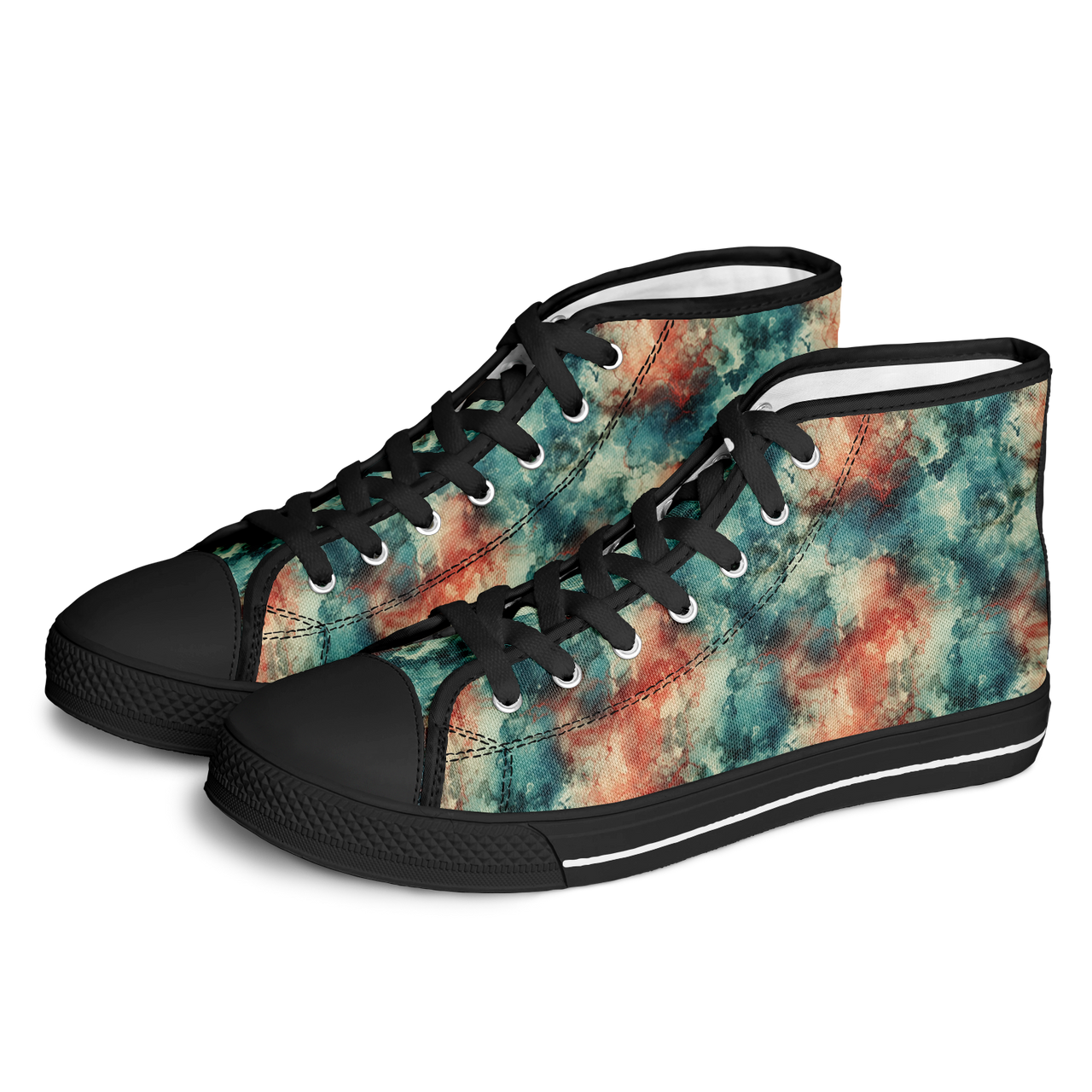 Chokefish™ Urban Peak Retro High Tops-Acid-Wash-004-2