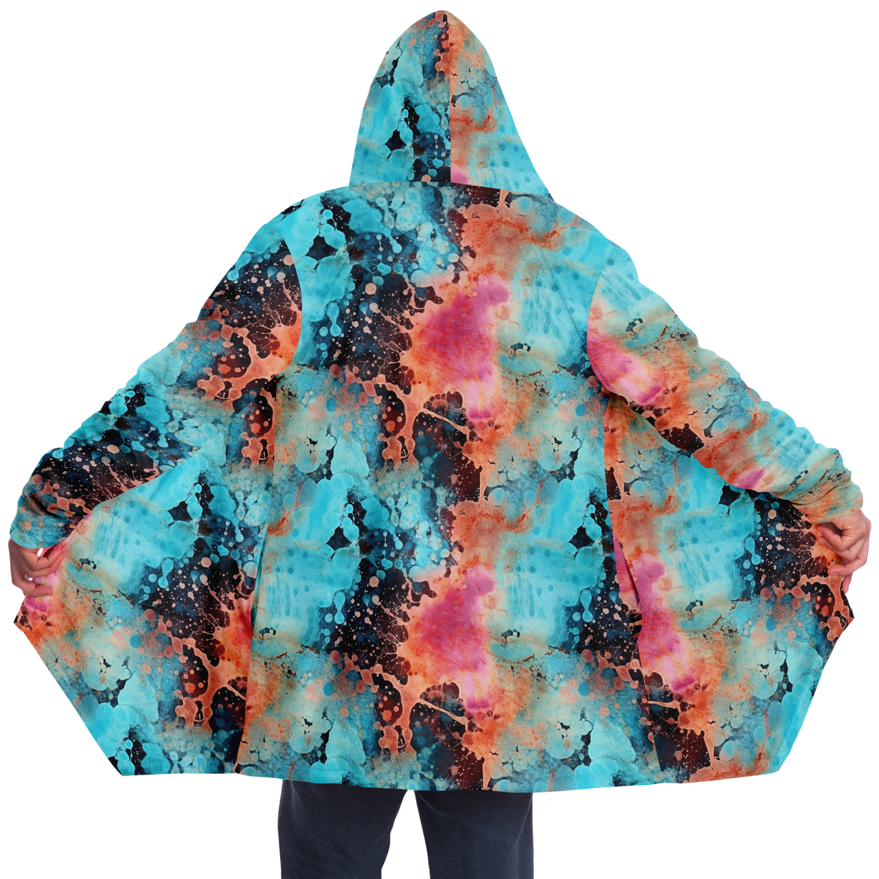 Chokefish™ Acid-Wash Cloaks Unisex-004W