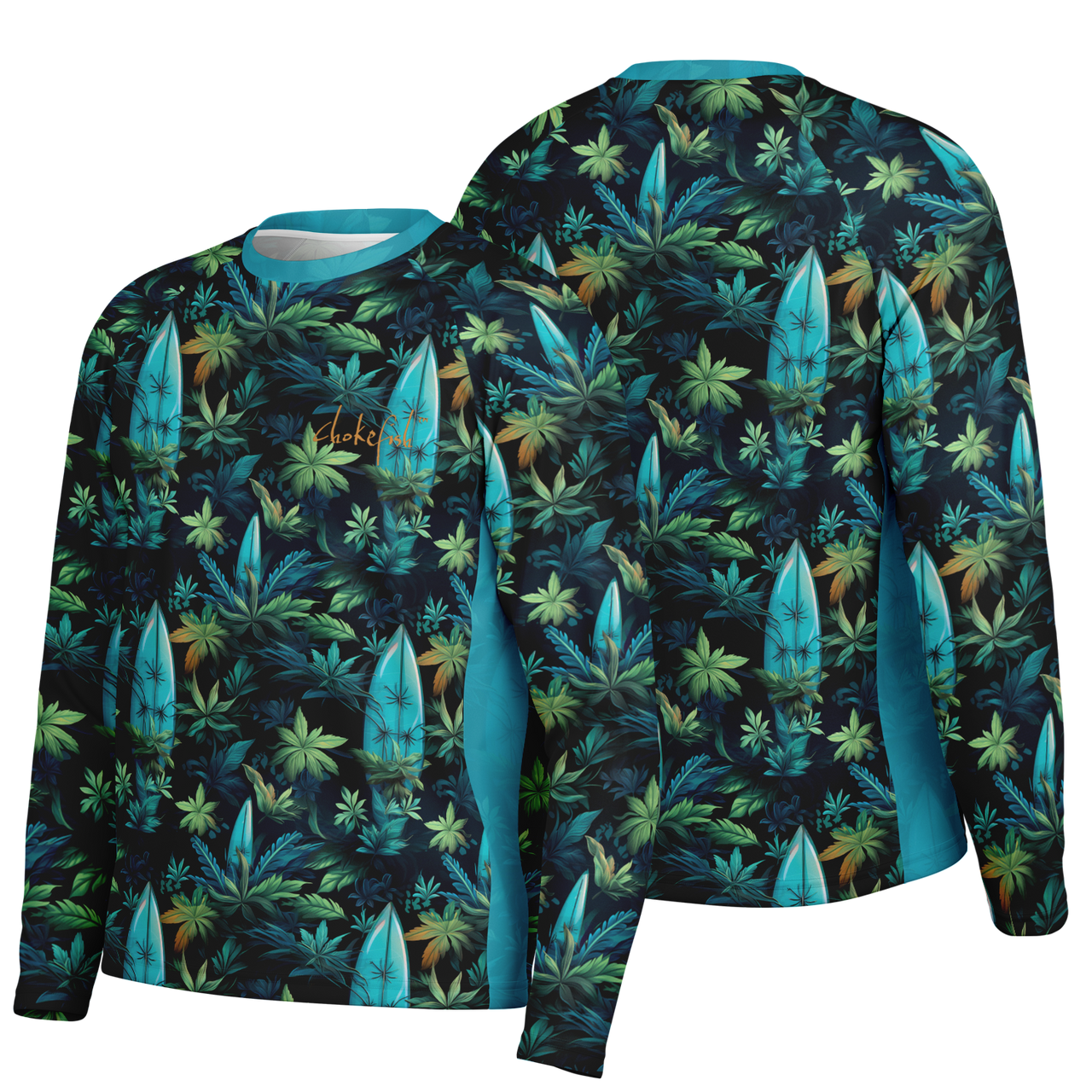 Chokefish™ Long Sleeve Every Day All Weather Surfboards Shirt Men's-008