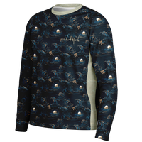 Chokefish™ Long Sleeve Every Day All Weather Trees&Boats Shirt Men's-021