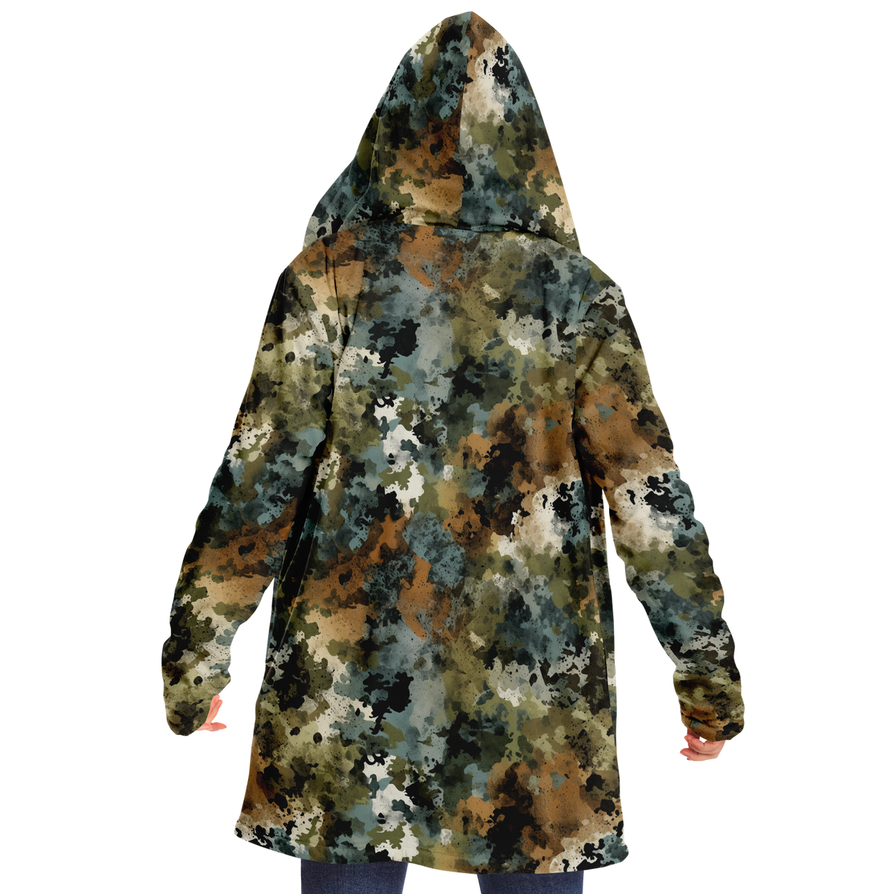 Chokefish™ Acid-Wash Cloaks Unisex-013B