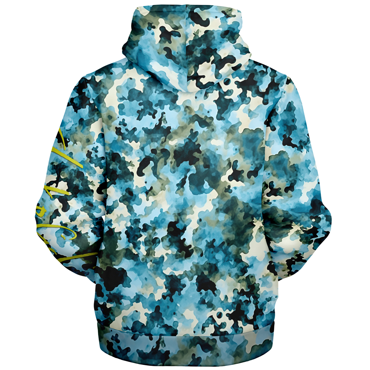 Chokefish™ Microfleece Zip-Up Hoodie Acid-Wash Colors-015