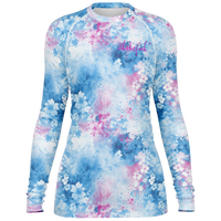 Chokefish™ Long Sleeve Rashguard Acid-Wash Woman's Shirt-006