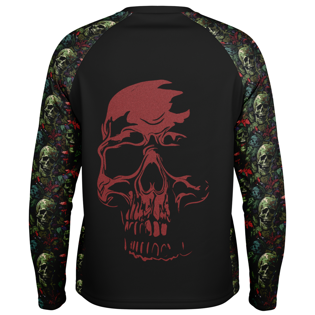 Chokefish™ Long Sleeve Every Day All Weather Skulls Shirt Men's-027