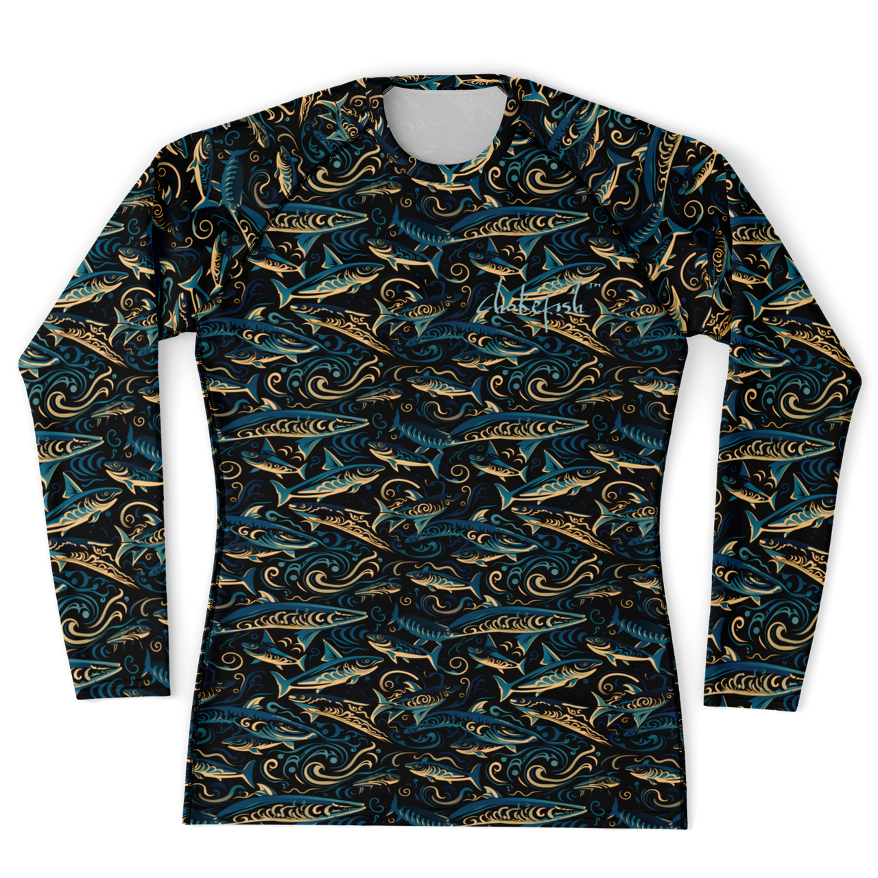 Chokefish™ Long Sleeve Rashguard Marine Men's Shirt-003