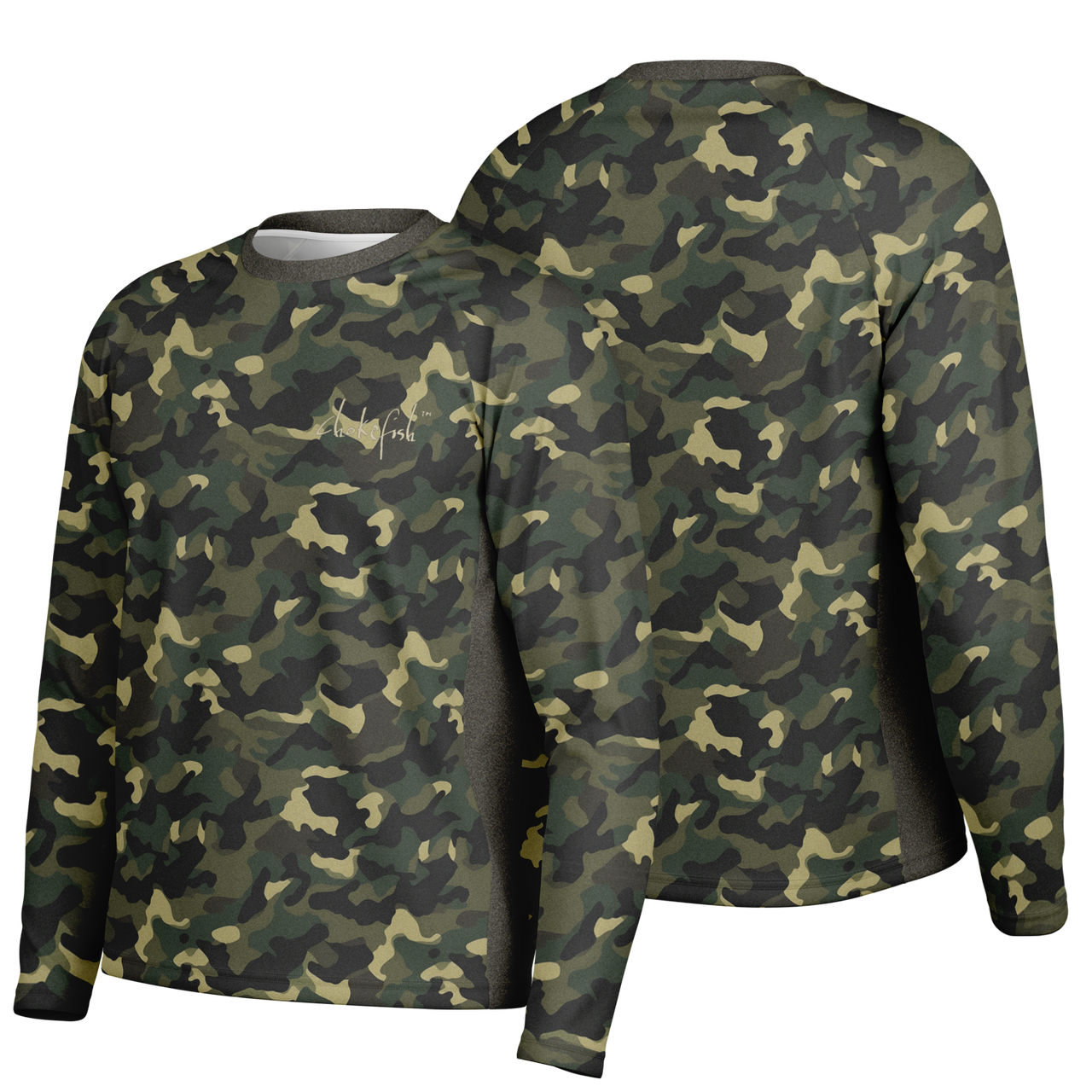 Chokefish™ Long Sleeve Every Day All Weather Camouflage Shirt Men's-002