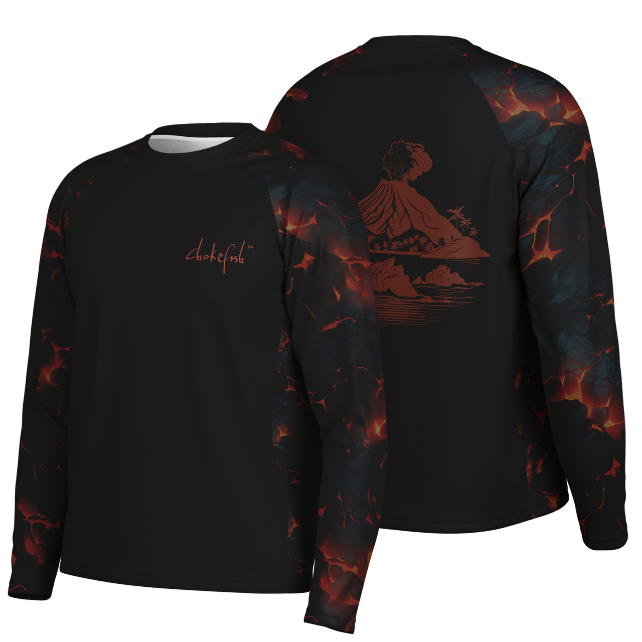 Chokefish™ Long Sleeve Every Day All Weather Volcano Shirt Men's-004