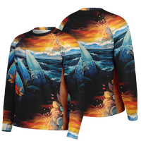 Chokefish™ Long Sleeve Every Day All Weather Surfboards Shirt Men's-004