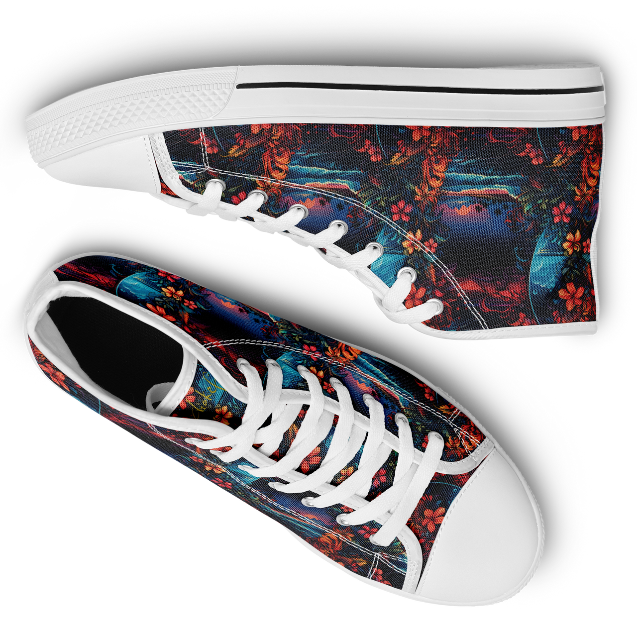 Chokefish™ Urban Peak Retro High Tops-Surfboards-002