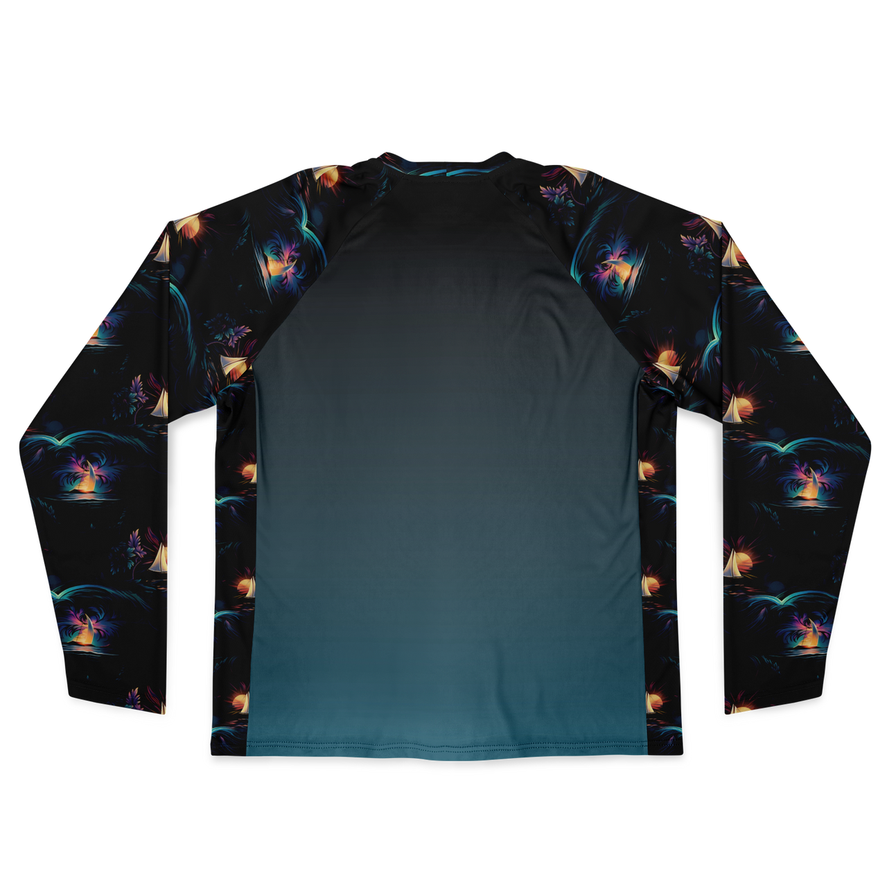 Chokefish™ Long Sleeve Every Day All Weather Trees&Boats Shirt Men's-020-1