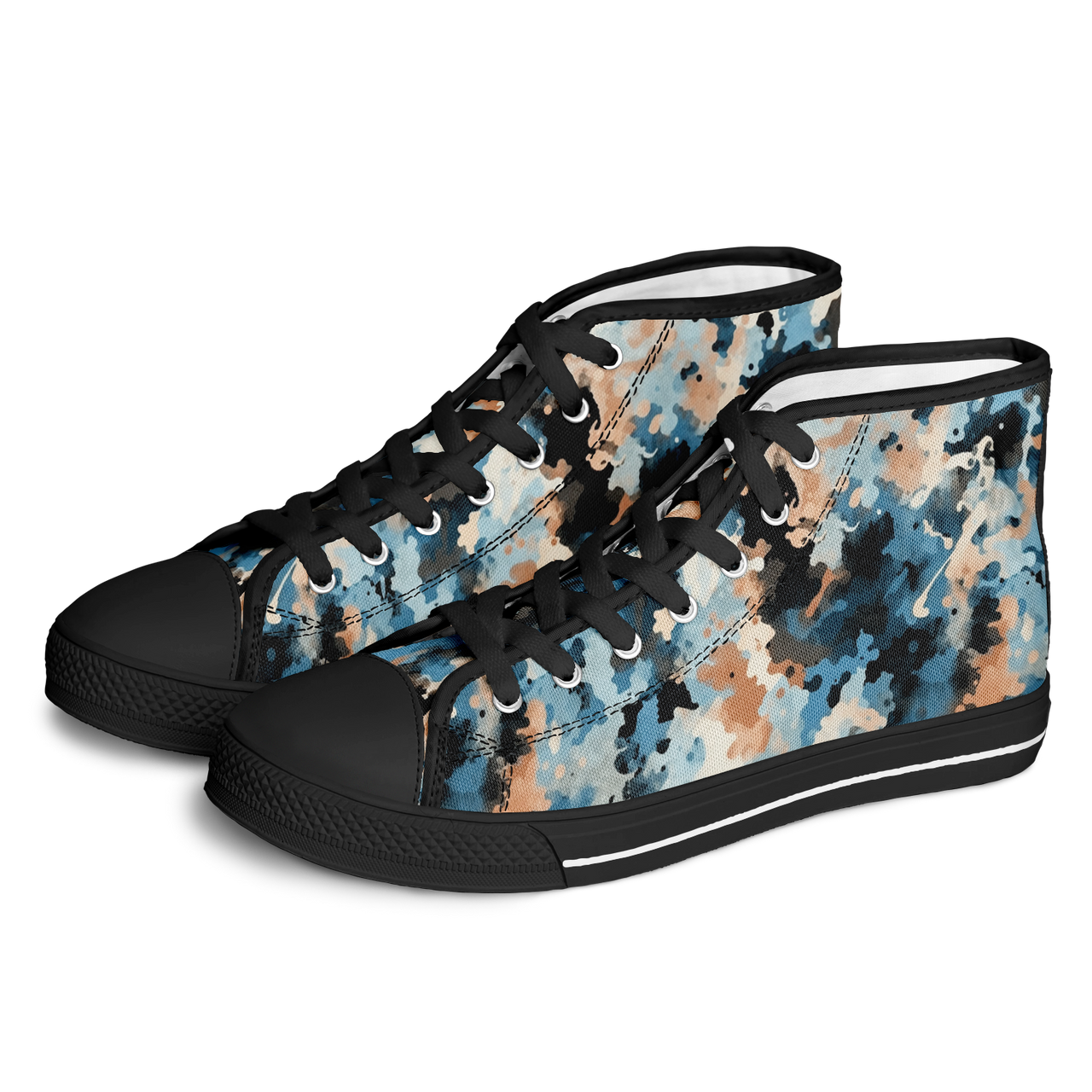 Chokefish™ Urban Peak Retro High Tops-Acid-Wash-015-2