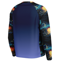 Chokefish™ Long Sleeve Every Day All Weather Trees&Boats Shirt Men's-016