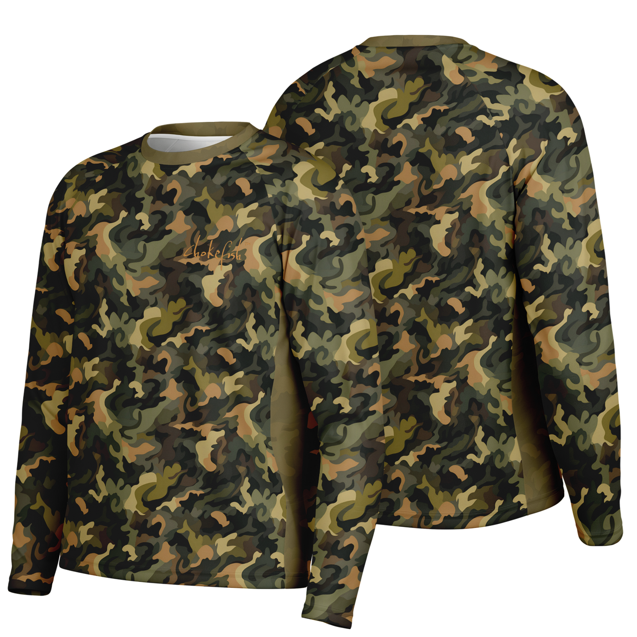 Chokefish™ Long Sleeve Every Day All Weather Camouflage Shirt Men's-011
