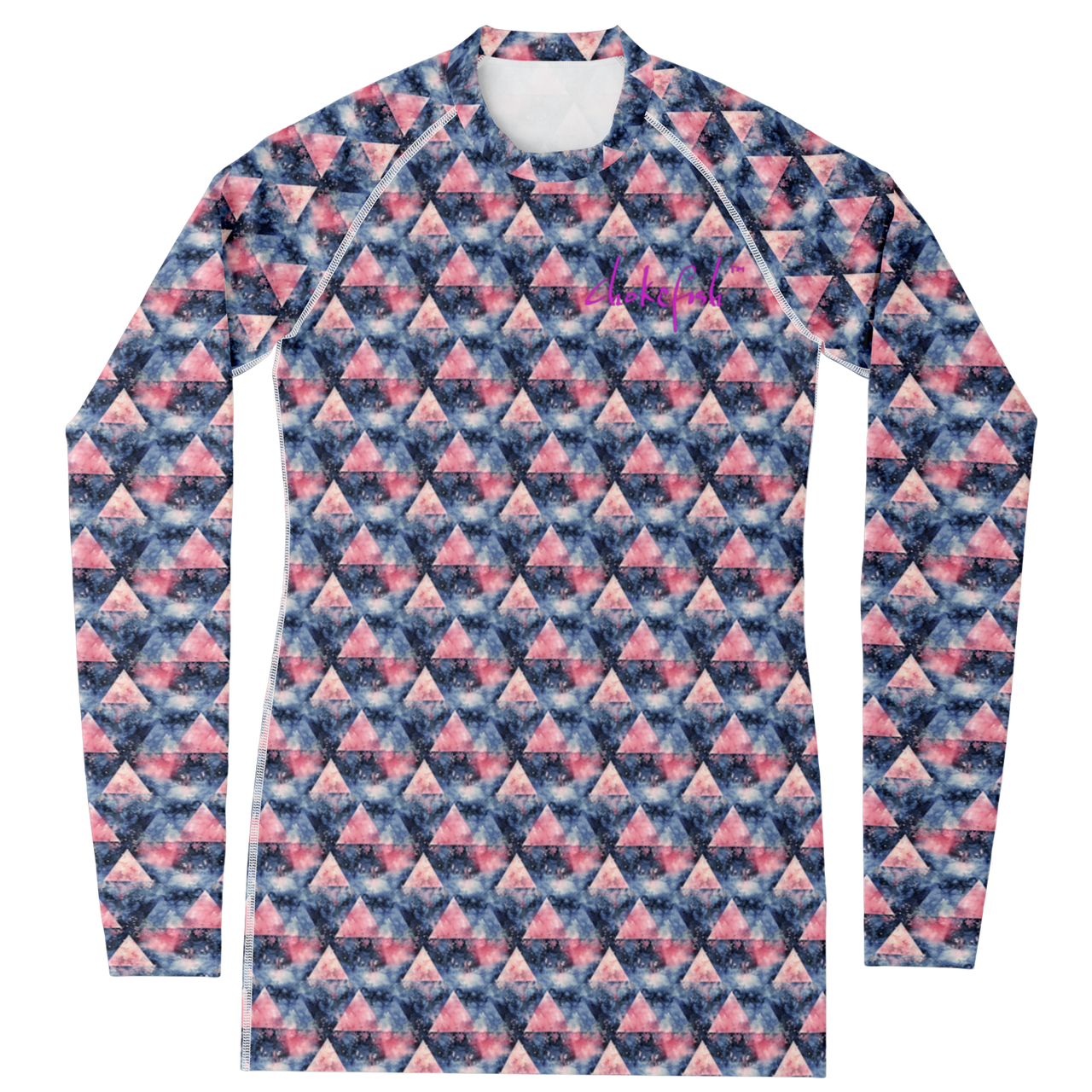 Chokefish™ Long Sleeve Rashguard Acid-Wash Woman's Shirt-008