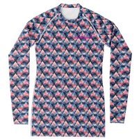 Chokefish™ Long Sleeve Rashguard Acid-Wash Woman's Shirt-008