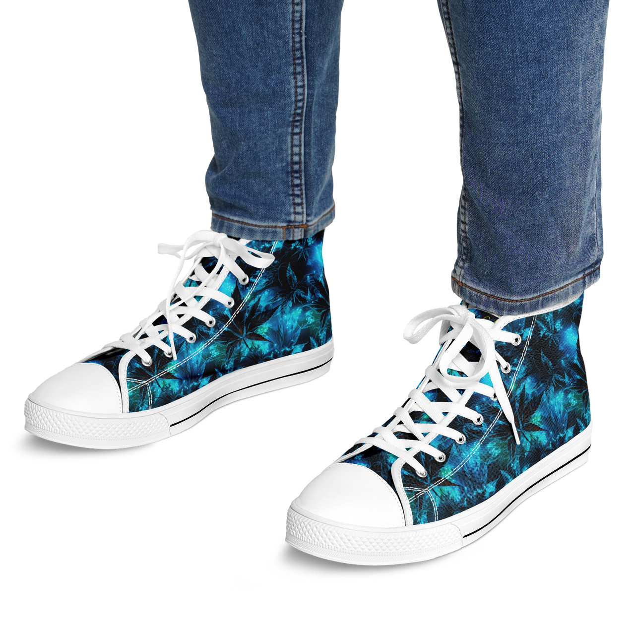 Chokefish™ Urban Peak Retro High Tops-Cannabis-009