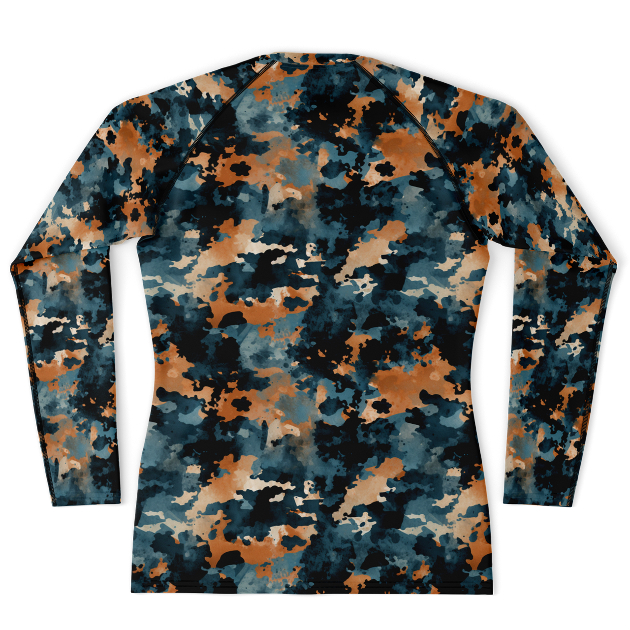 Chokefish™ Long Sleeve Rashguard Acid-Wash Men's Shirt-009