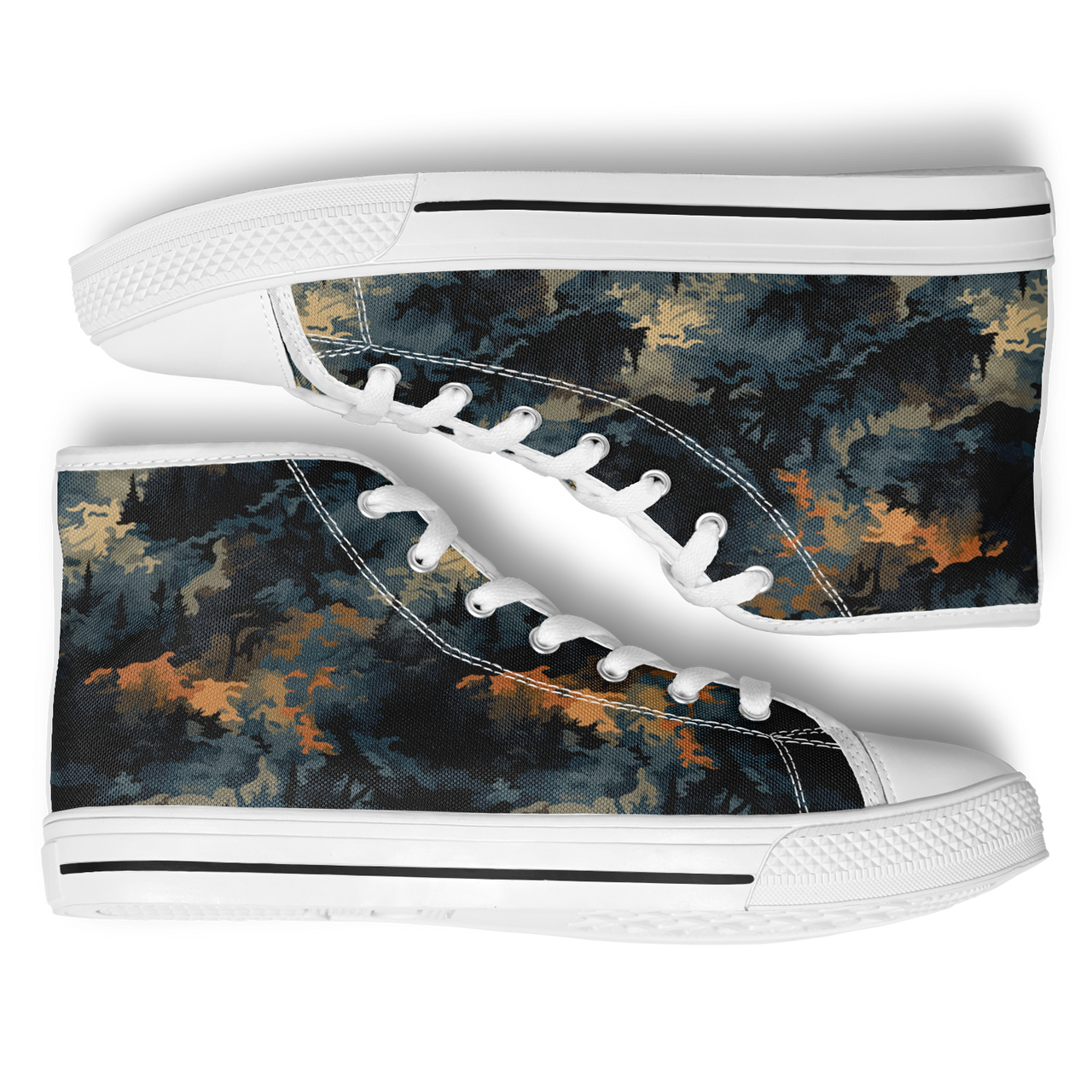 Chokefish™ Urban Peak Retro High Tops-Camouflage-005