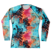 Chokefish™ Long Sleeve Rashguard Acid-Wash Men's Shirt-005