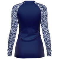 Chokefish™ Long Sleeve Rashguard Maori Woman's Shirt-006