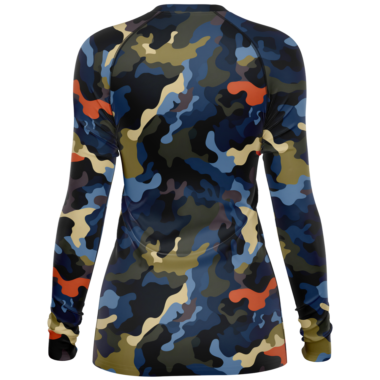 Chokefish™ Long Sleeve Rashguard Camouflage Woman's Shirt-012