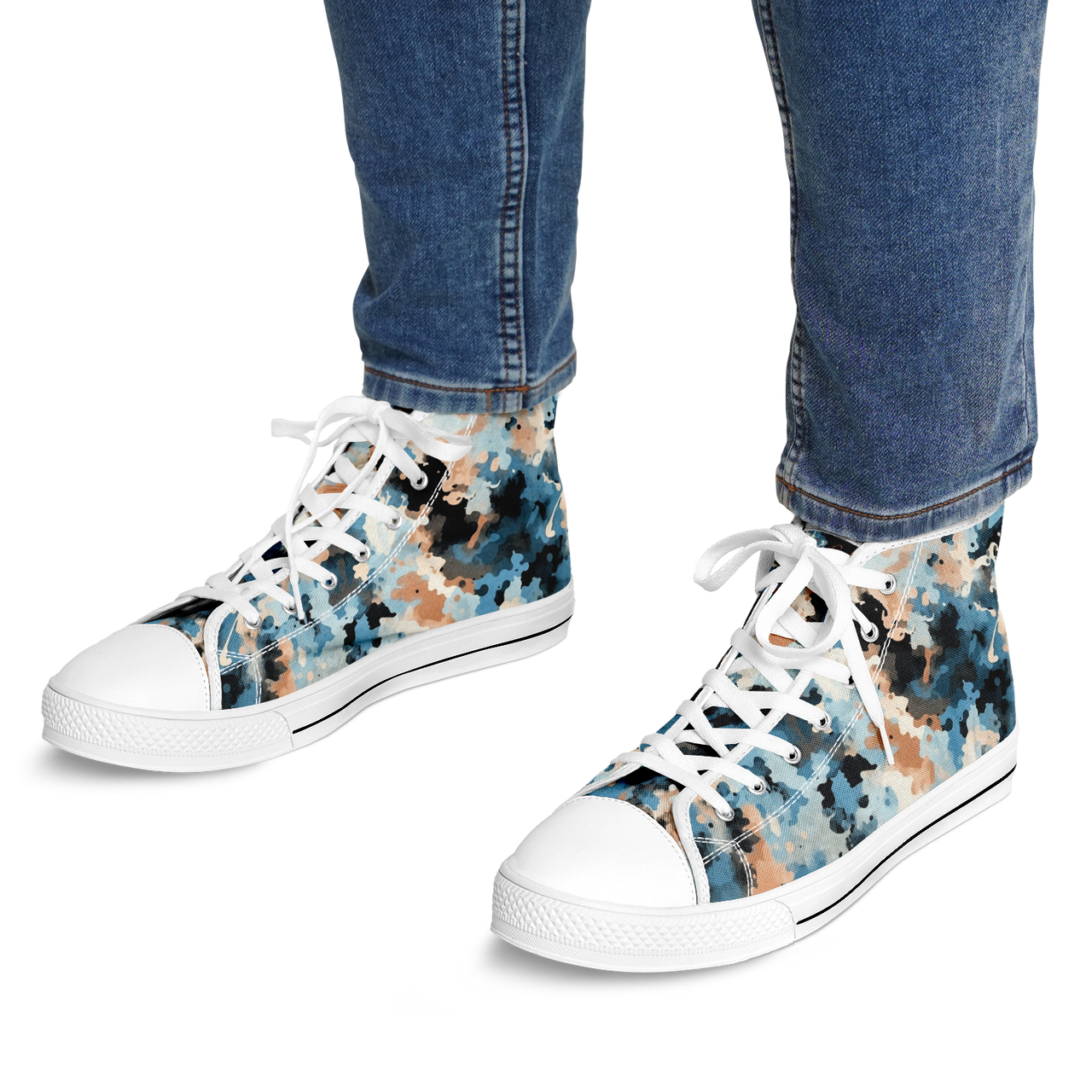 Chokefish™ Urban Peak Retro High Tops-Acid-Wash-015
