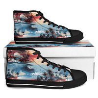 Chokefish™ Urban Peak Retro High Tops Trees & Boats-001-2
