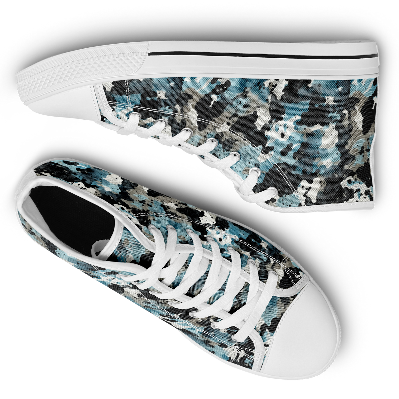 Chokefish™ Urban Peak Retro High Tops-Acid-Wash-010
