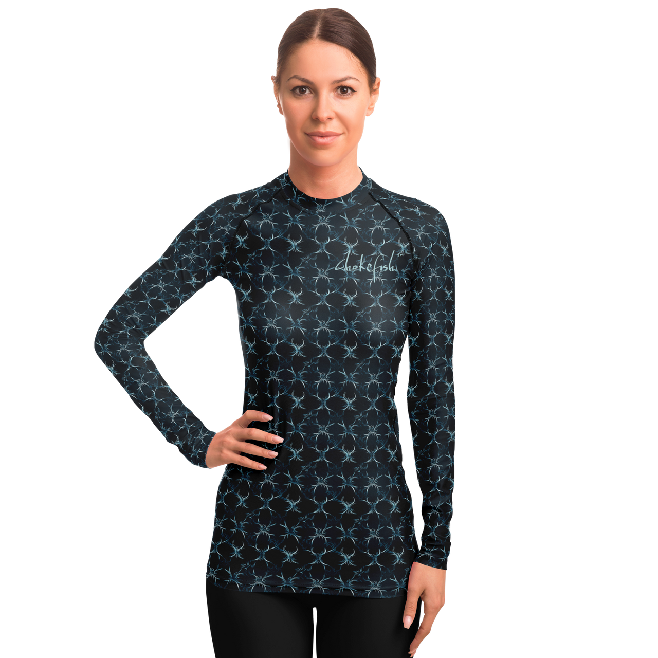 Chokefish™ Long Sleeve Rashguard Sun&Saltwater Woman's Shirt-005
