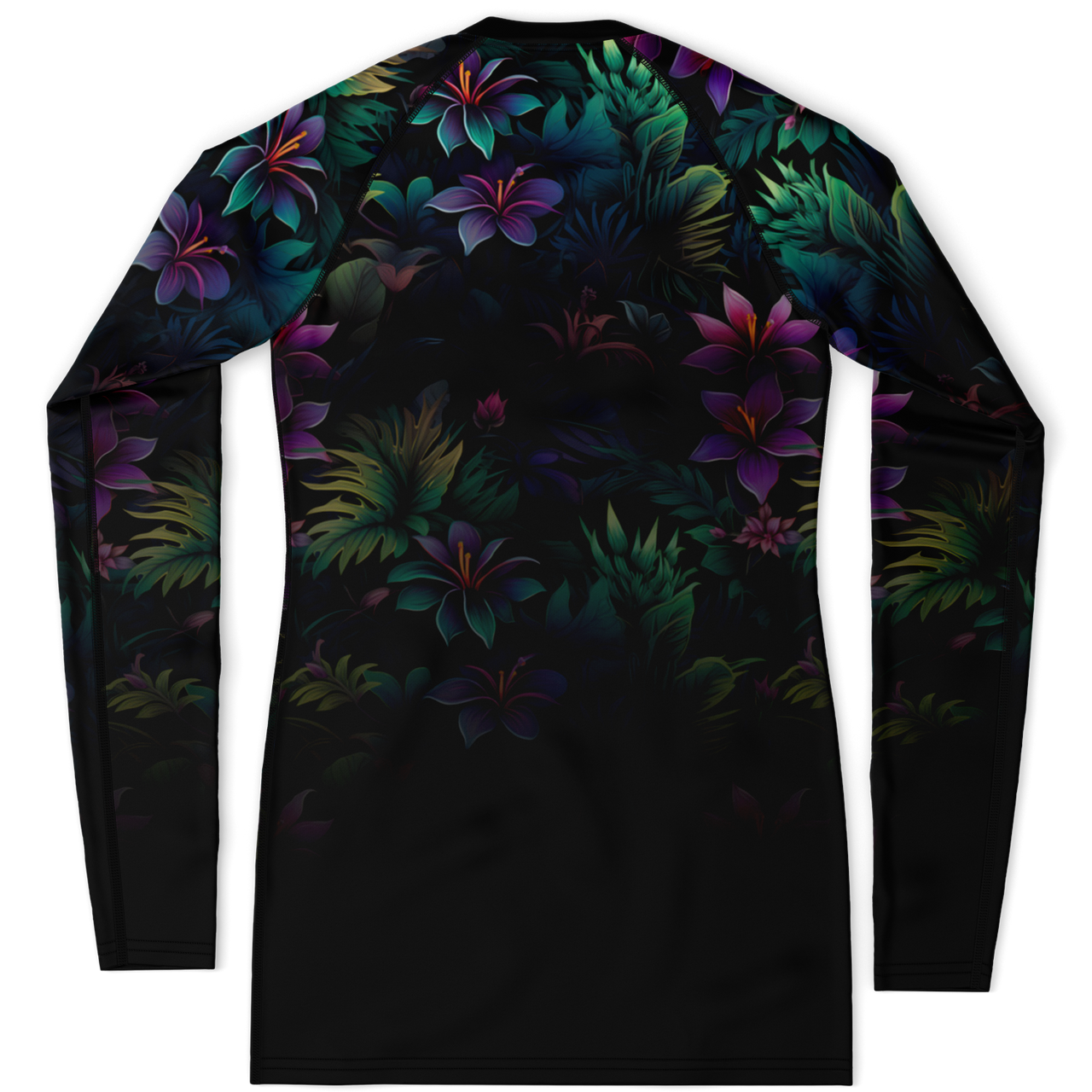 Chokefish™ Long Sleeve Rashguard Floral Woman's Shirt-003