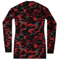Chokefish™ Long Sleeve Rashguard Camouflage Woman's Shirt-010