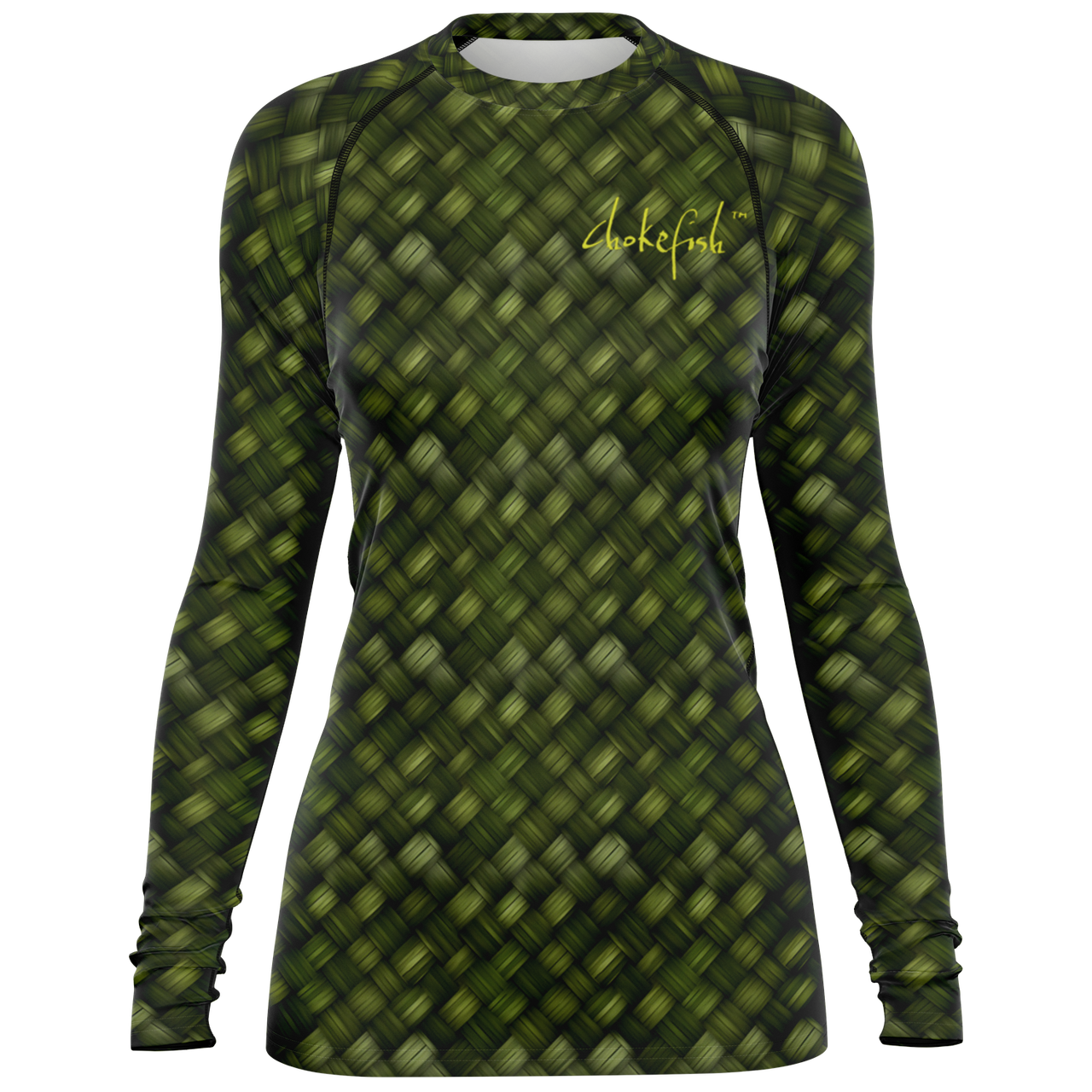 Chokefish™ Long Sleeve Rashguard Textures Woman's Shirt-001