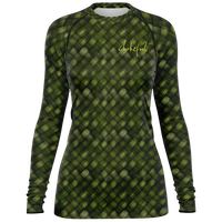 Chokefish™ Long Sleeve Rashguard Textures Woman's Shirt-001