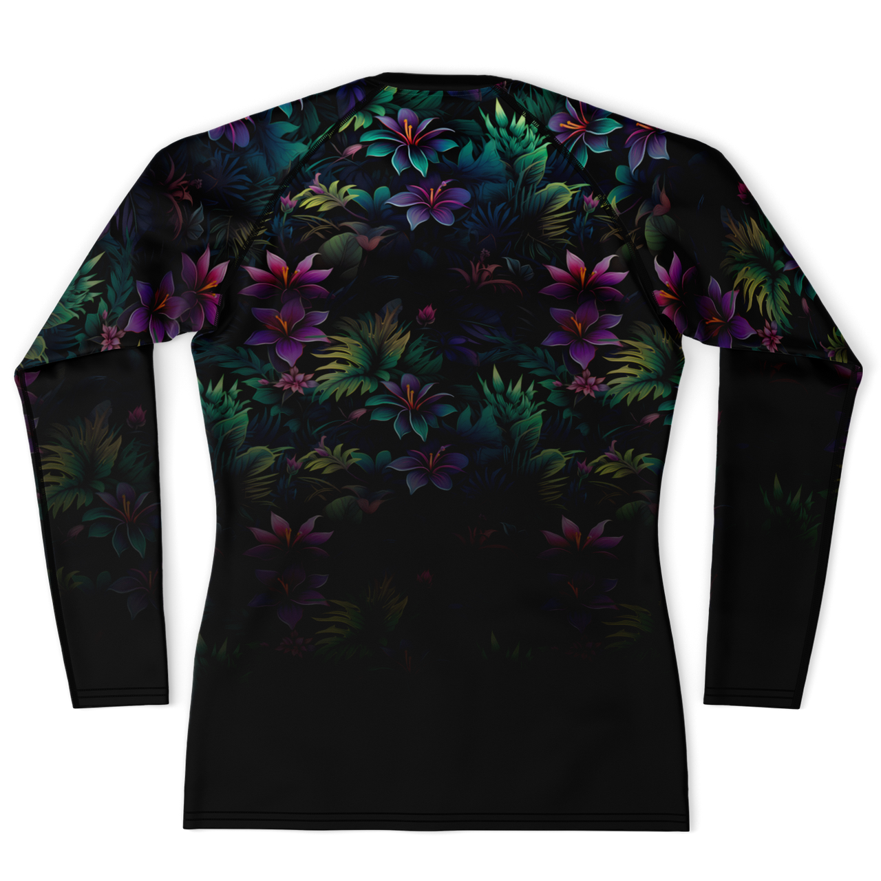 Chokefish™ Long Sleeve Rashguard Floral Men's Shirt-003