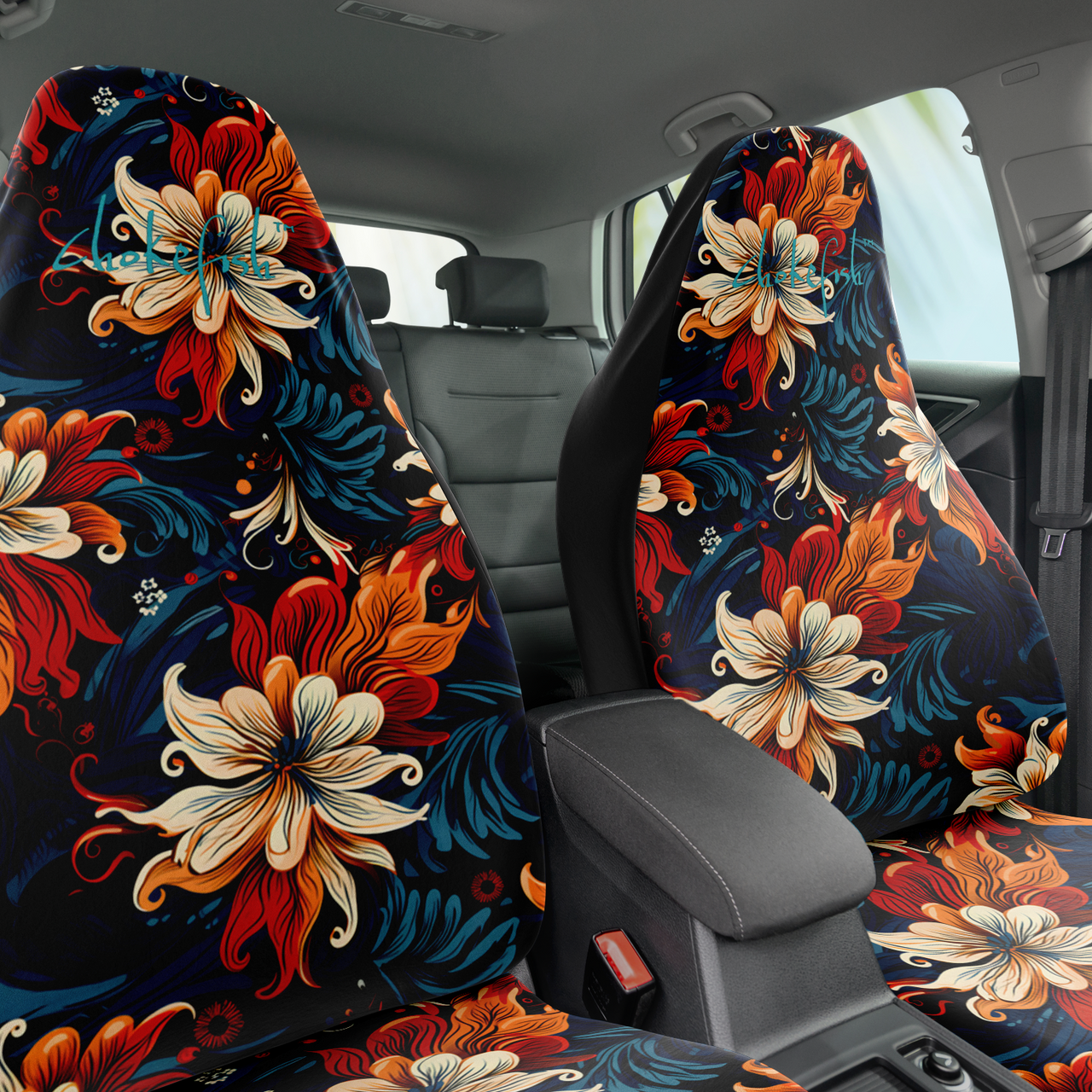 Chokefish™ Floral Seat Covers-014