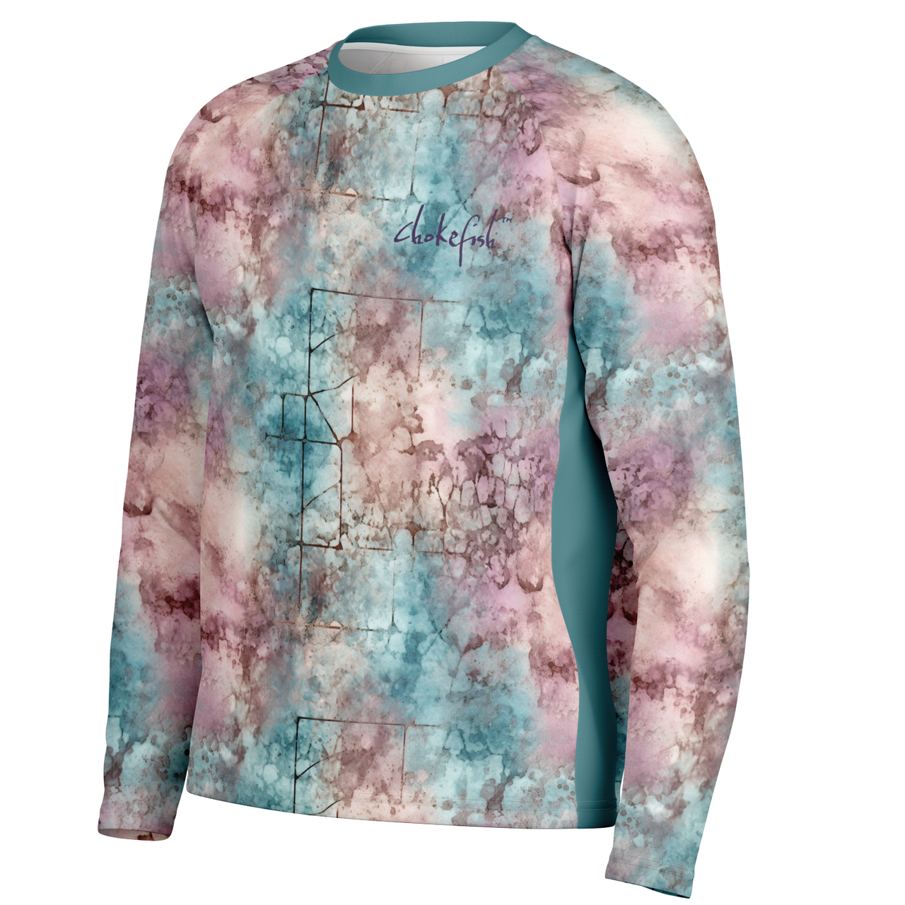 Chokefish™ Long Sleeve Every Day All Weather Acid-Wash Shirt Men's-003