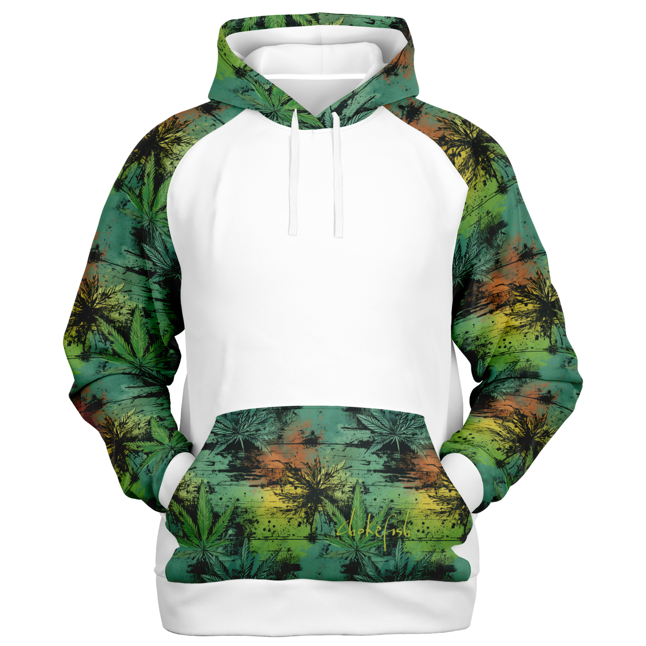 Chokefish™ Cannabis Raglan Remix-006W