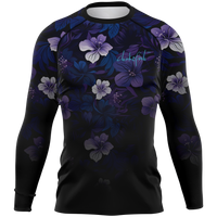 Chokefish™ Long Sleeve Rashguard Floral Men's Shirt-006