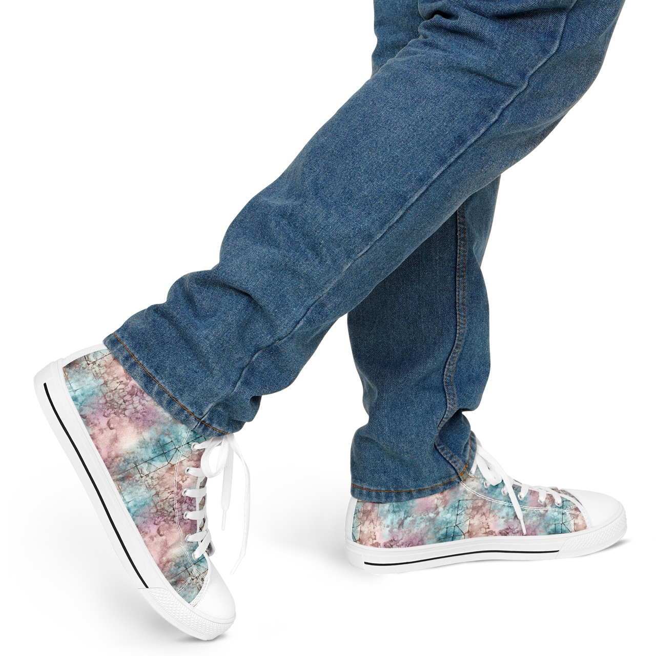 Chokefish™ Urban Peak Retro High Tops-Acid-Wash-003