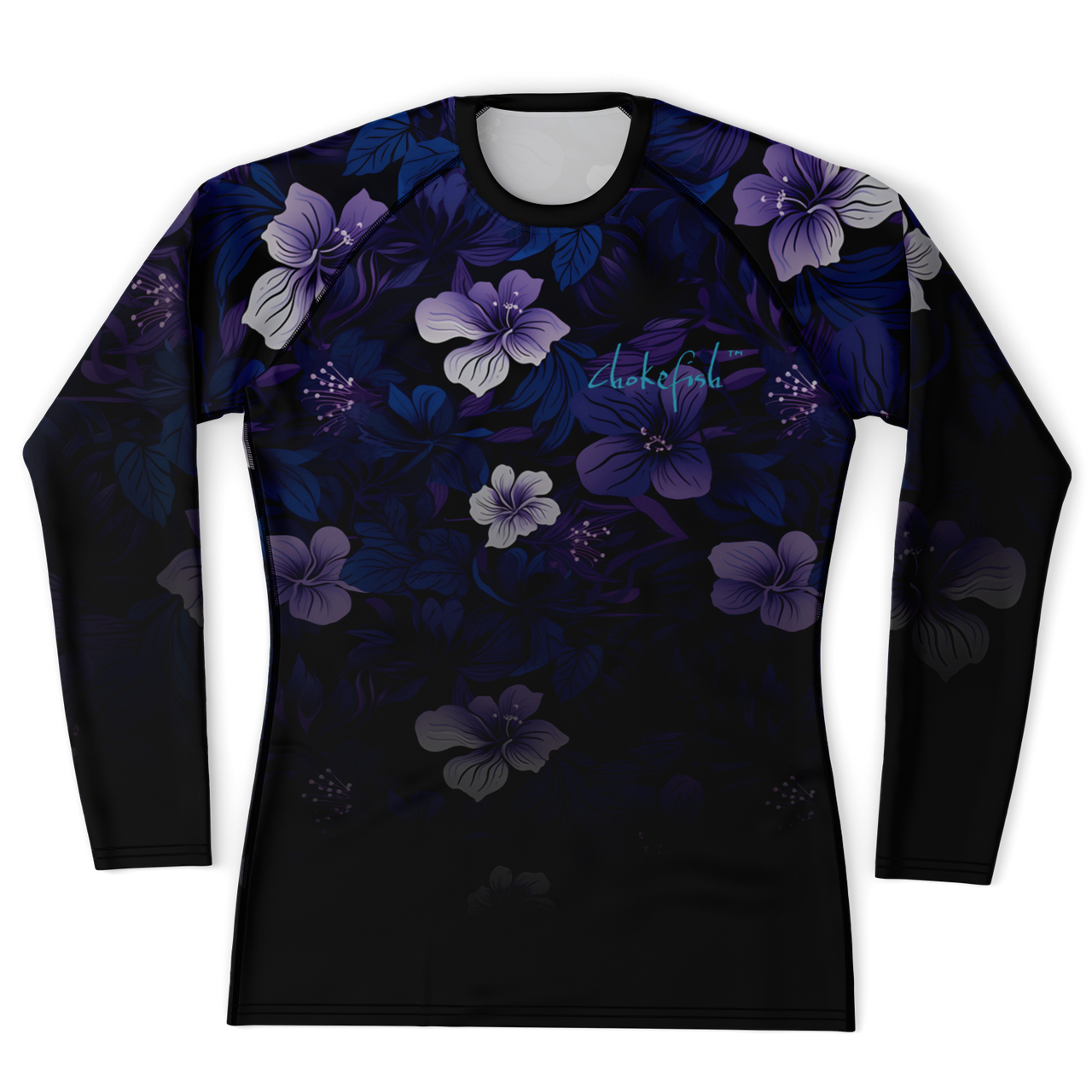 Chokefish™ Long Sleeve Rashguard Floral Men's Shirt-006