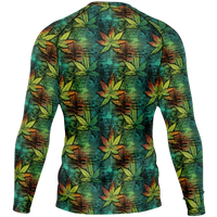 Chokefish™ Long Sleeve Rashguard Cannabis Men's Shirt-004
