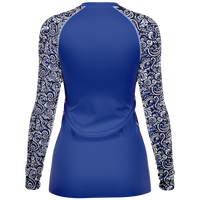 Chokefish™ Long Sleeve Rashguard Maori Woman's Shirt-007