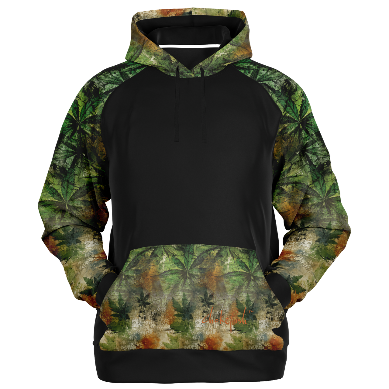 Chokefish™ Cannabis Raglan Remix - 001B