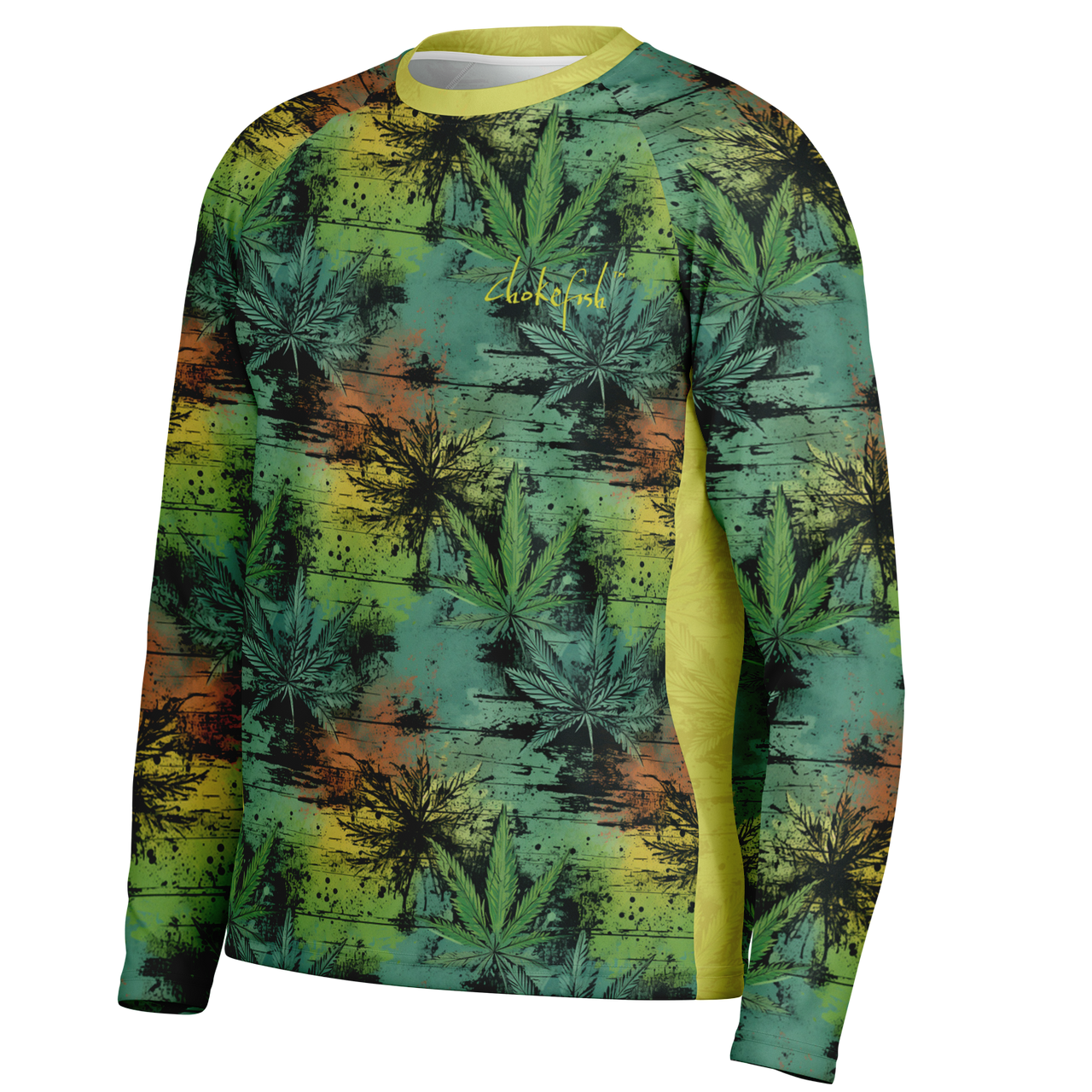 Chokefish™ Long Sleeve Every Day All Weather Cannabis Shirt Men's-003